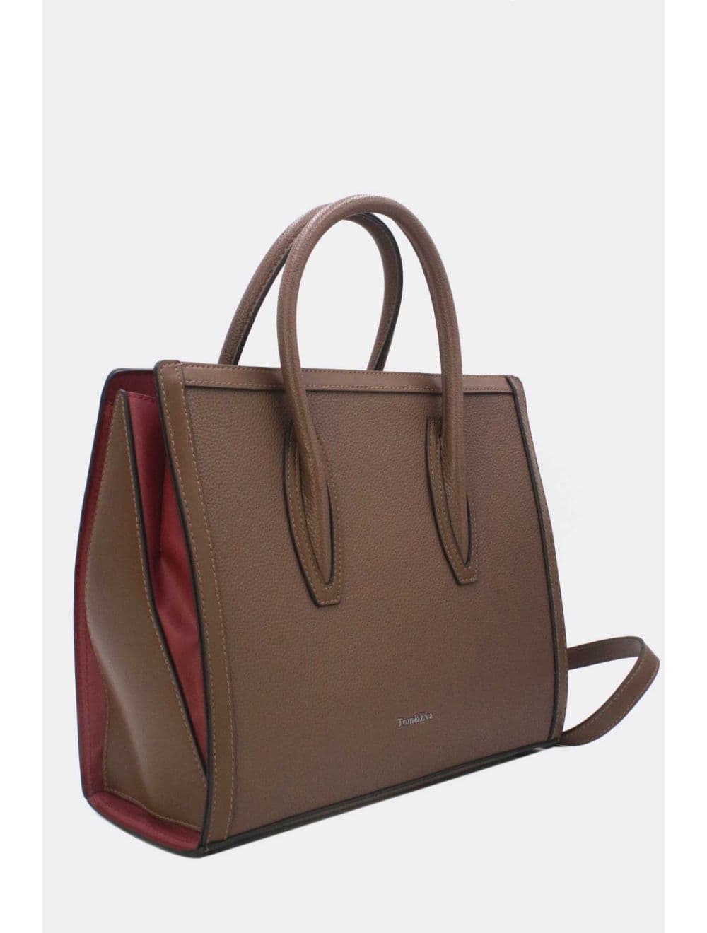 Sac à Main Rigide Carré 25B-6210-Coffee — vue 2