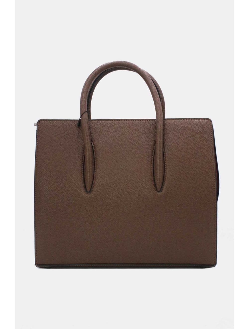 Sac à Main Rigide Carré 25B-6210-Coffee — vue 3