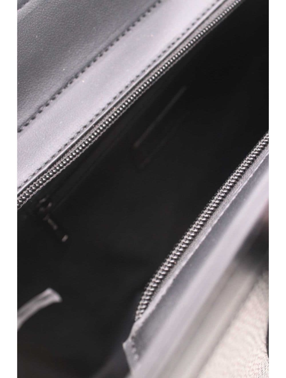 Sac à Main Rigide Carré 25B-6210-Black — vue 5