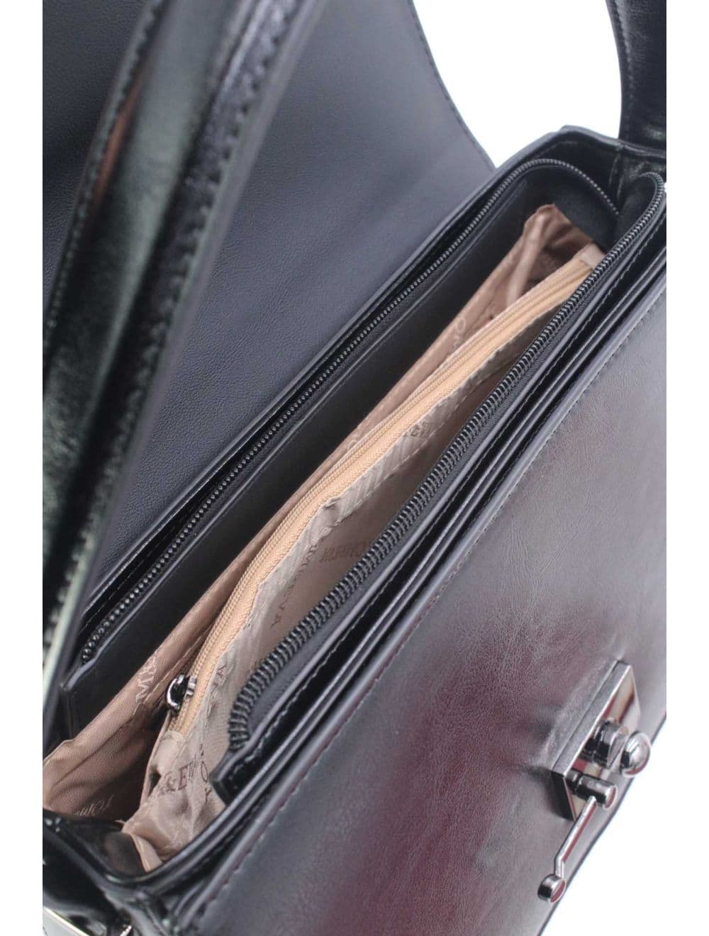 Sac Porté Épaule Style Vintage 25B-6243-Noir — vue 5