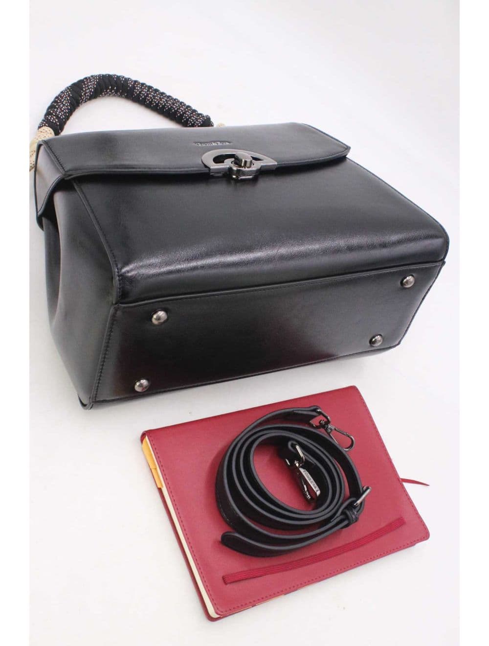Sac à Main Style Vintage 25B-6244-Noir — vue 4