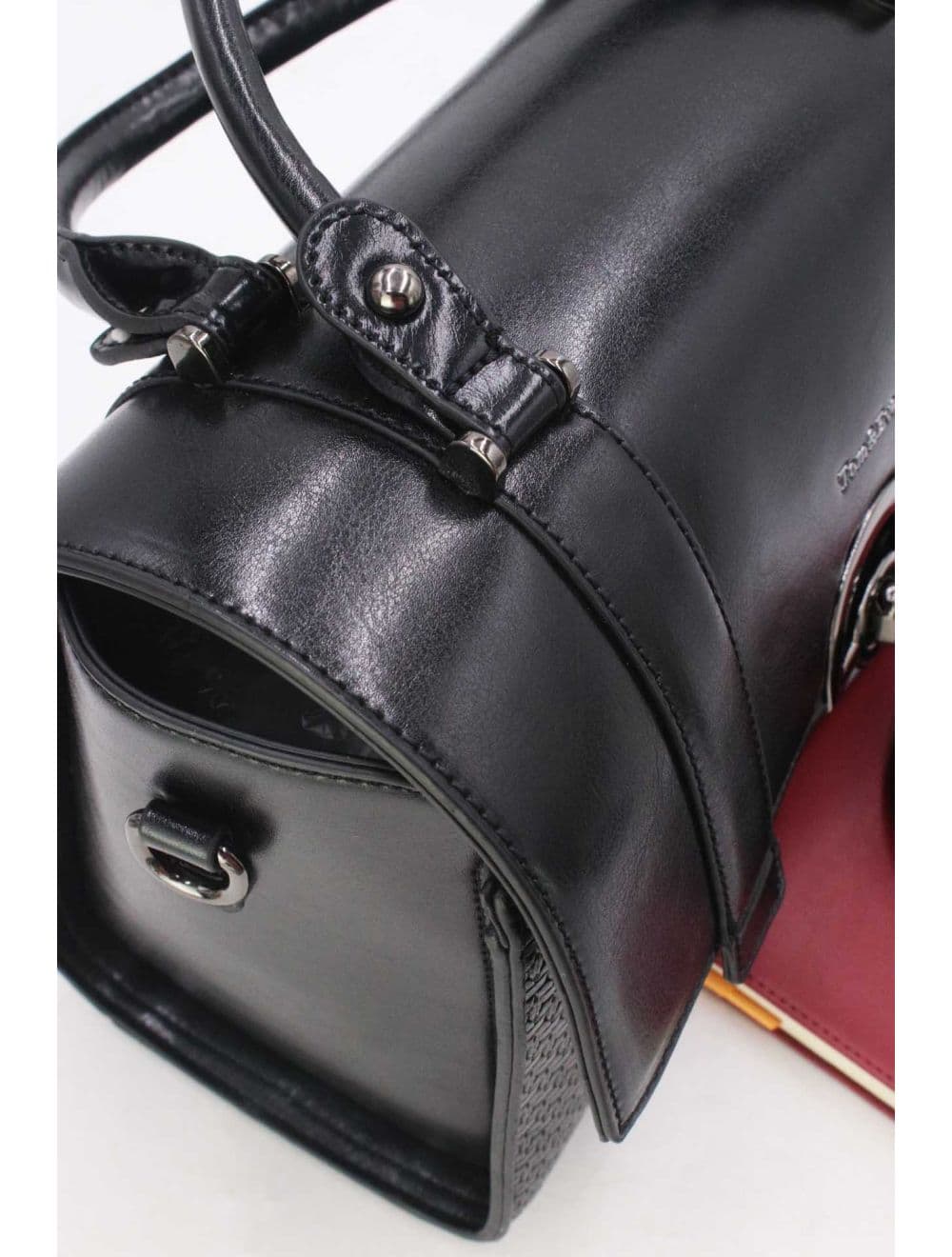Sac Docteur Effet Tressé 25B-6242-Noir — vue 5