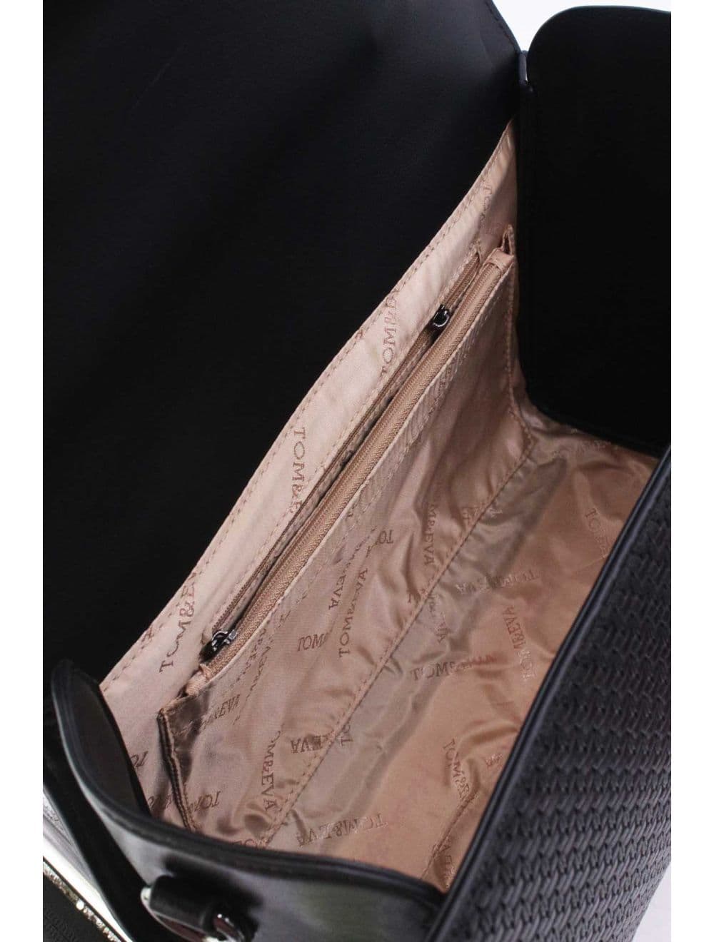 Sac Docteur Effet Tressé 25B-6242-Noir — vue 6