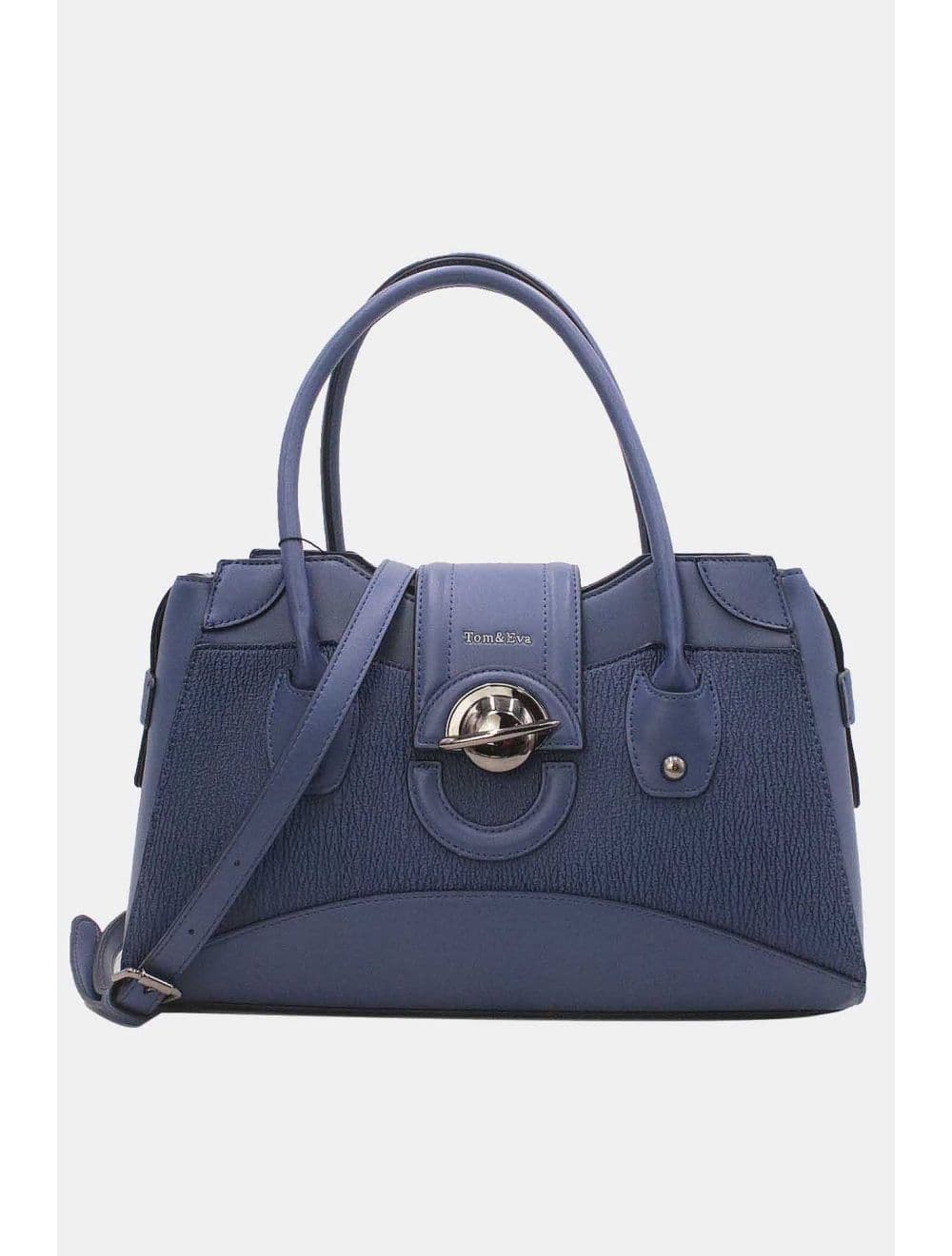 Sac à Main Languette 25B-6245-Bleu