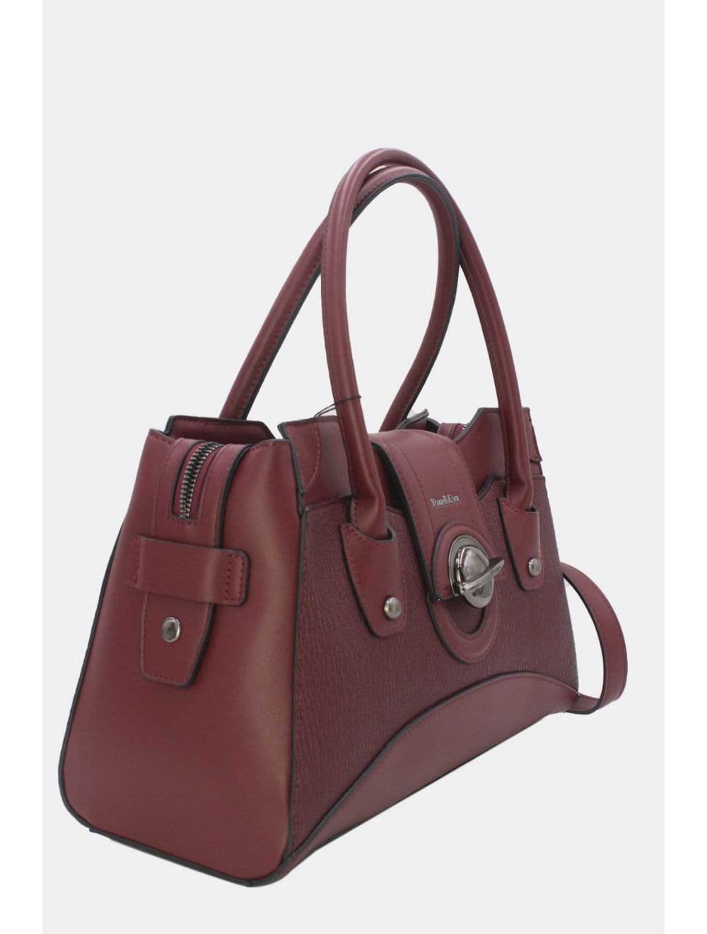 Sac à Main Languette 25B-6245-Burgundy — vue 2