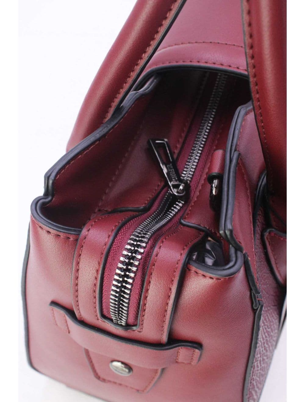 Sac à Main Languette 25B-6245-Burgundy — vue 5
