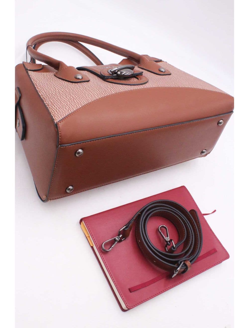 Sac à Main Languette 25B-6245-Brown/Coffee — vue 4