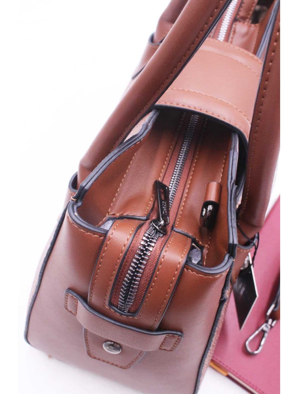 Sac à Main Languette 25B-6245-Brown/Coffee — vue 5