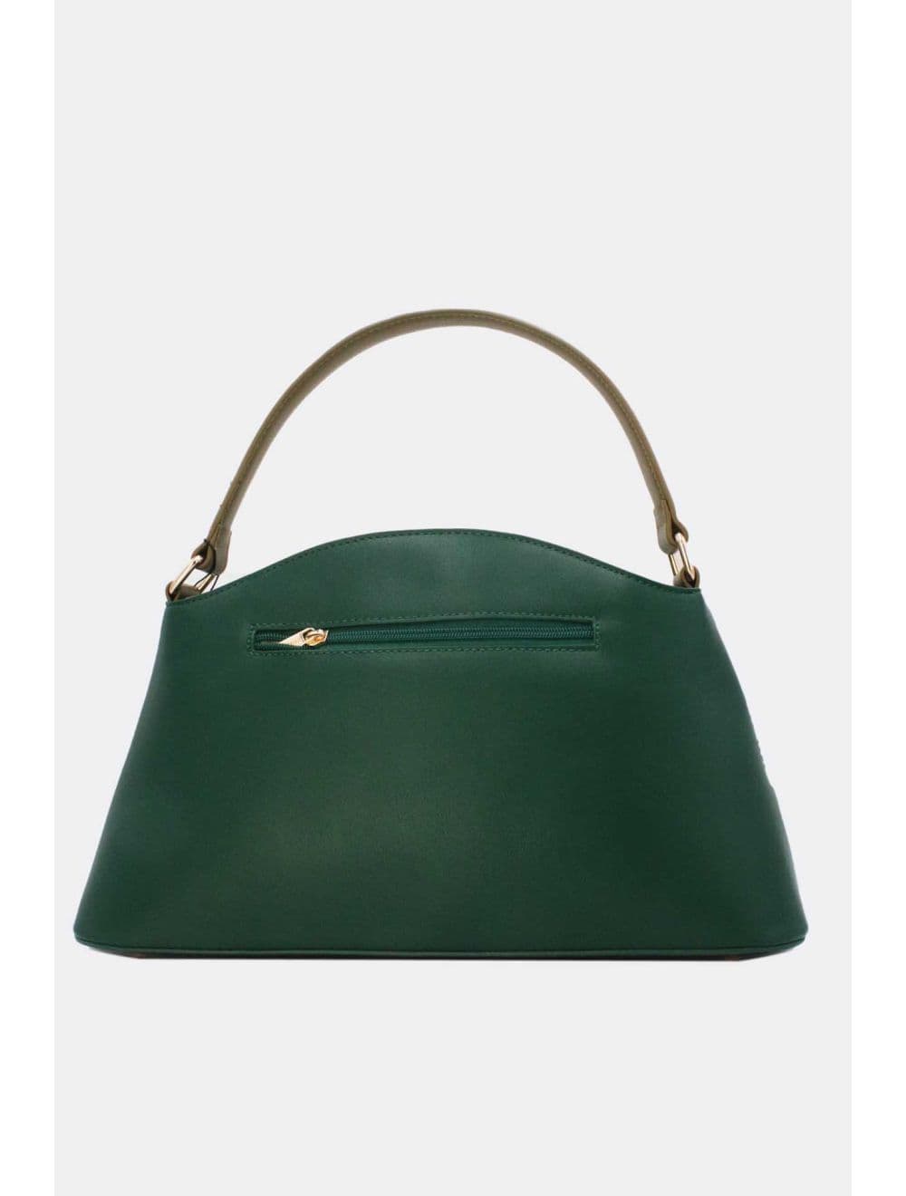 Sac à Main Effet Cuir Lisse Bicolore RÉASSORT25 24B-5862-Green/L.Green — vue 4
