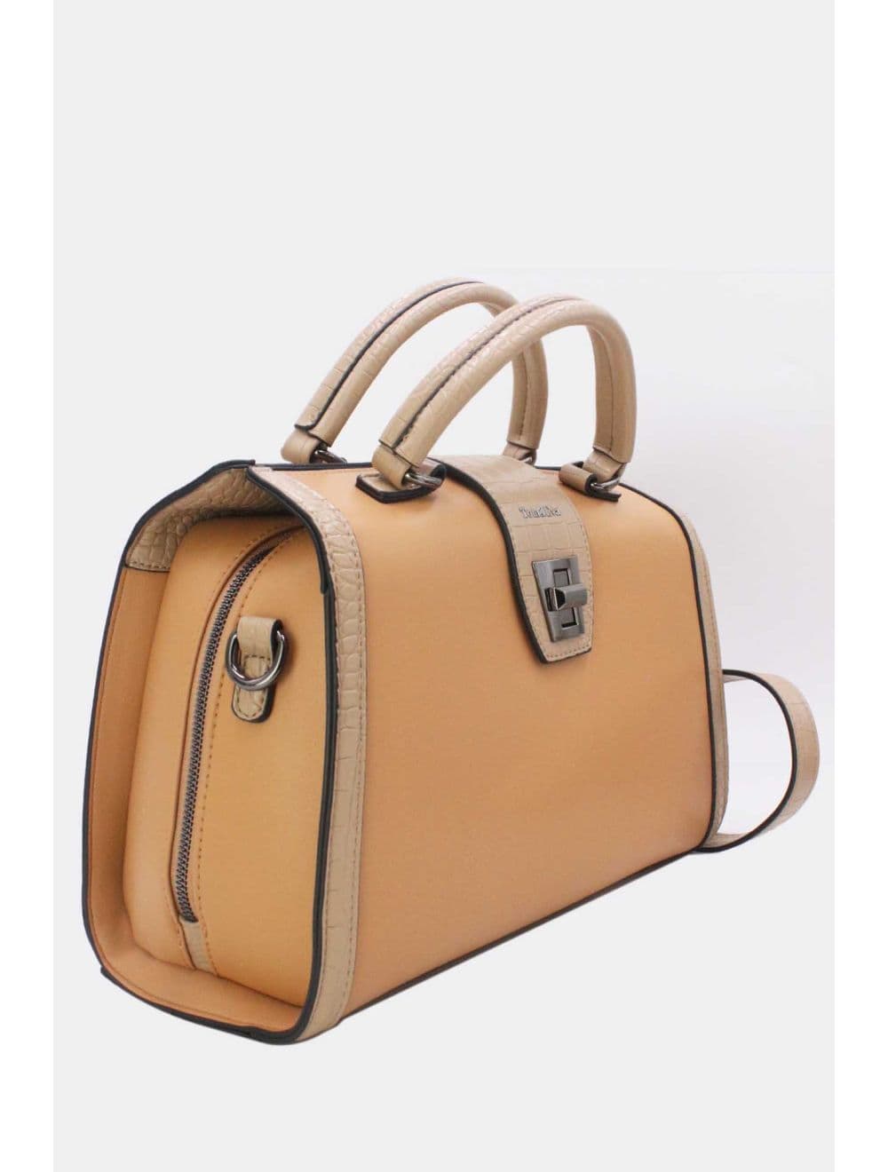 Sac Docteur Effet Crocodile 25B-6235-Abricot — vue 3