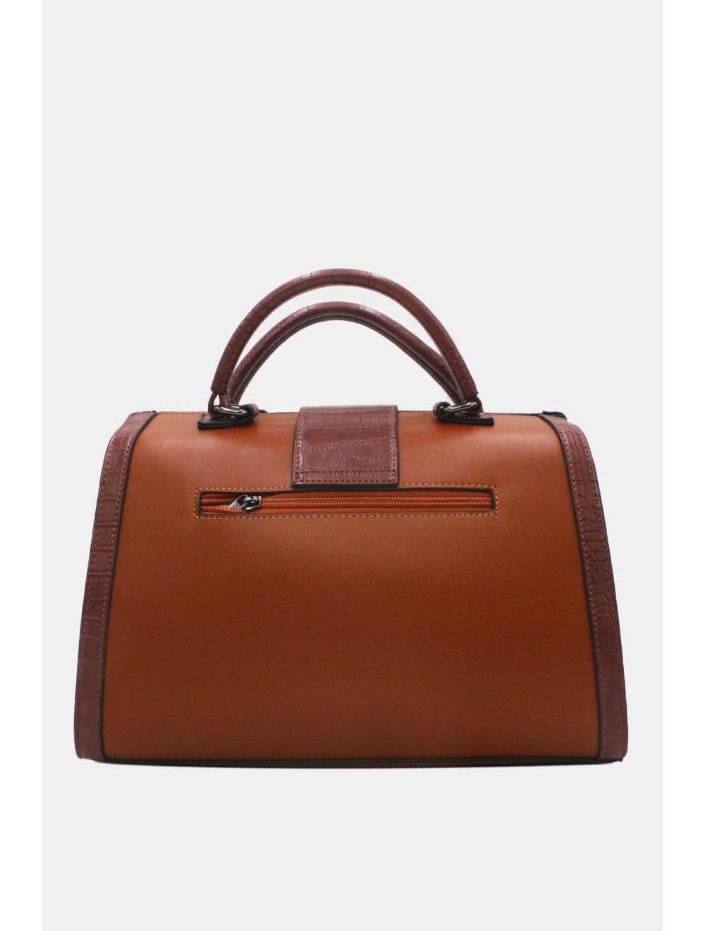 Sac Docteur Effet Crocodile 25B-6235-Brown/Coffee — vue 4