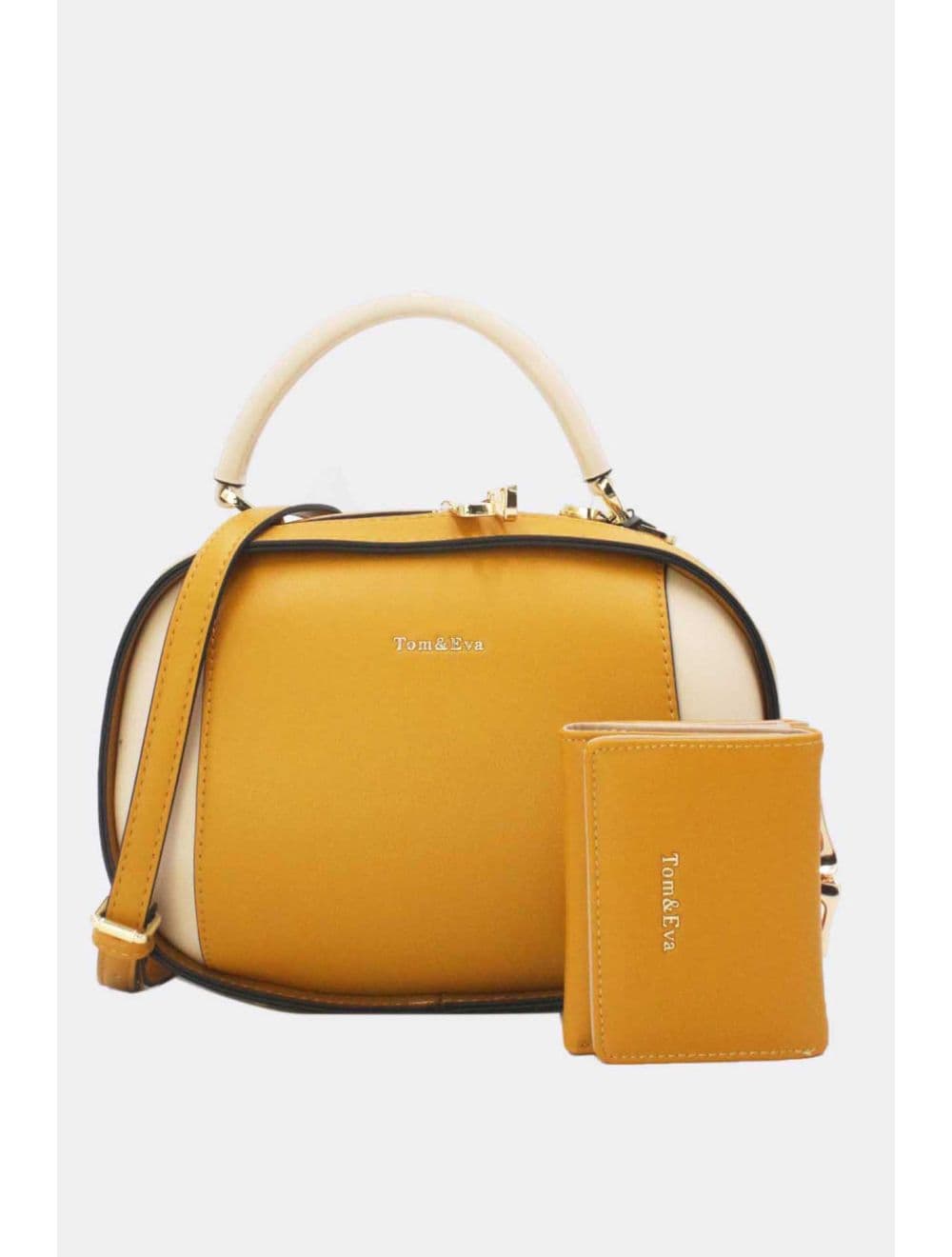 Sac à Main Avec Portefeuille-25B-6149-Jaune — vue 2