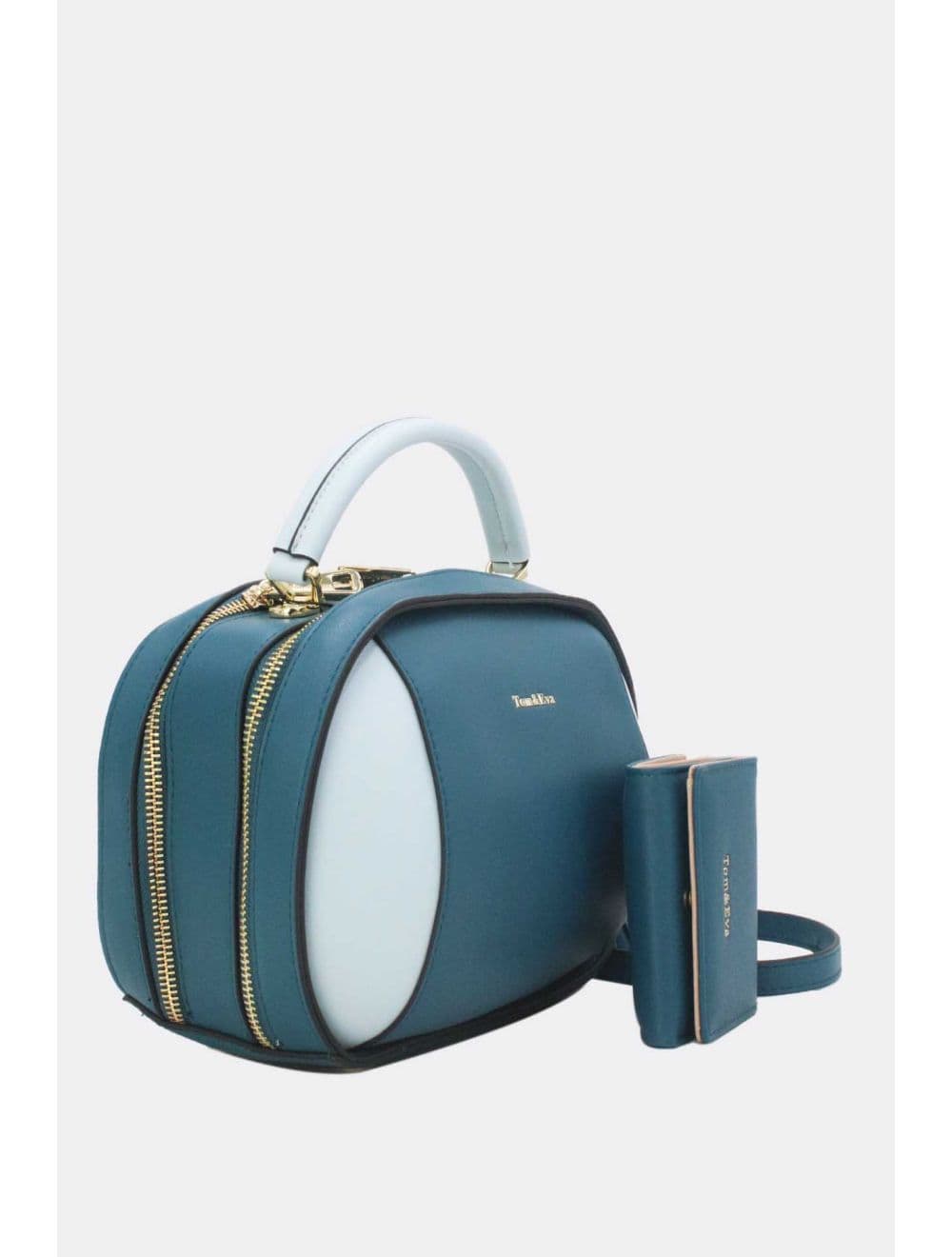 Sac à Main Avec Portefeuille-25B-6149-Bleu — vue 2