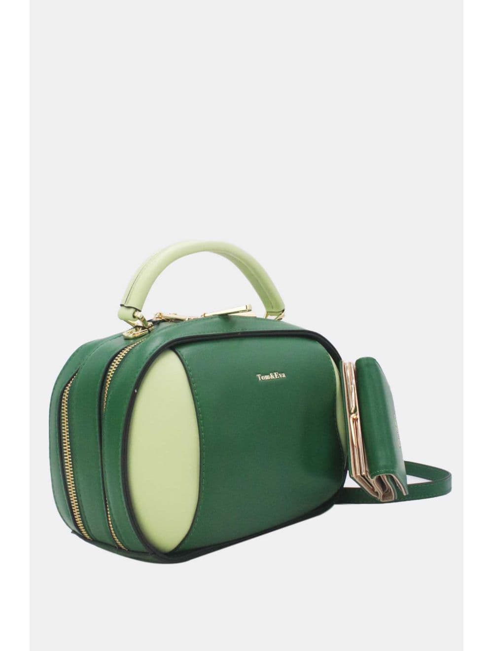 Sac à Main Avec Portefeuille-25B-6149-Vert — vue 3