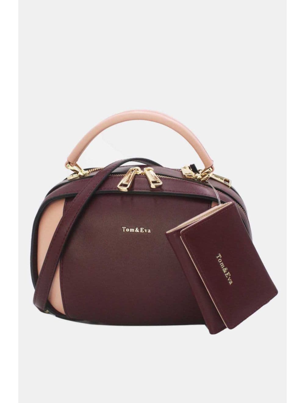 Sac à Main Avec Portefeuille-25B-6149-Marron