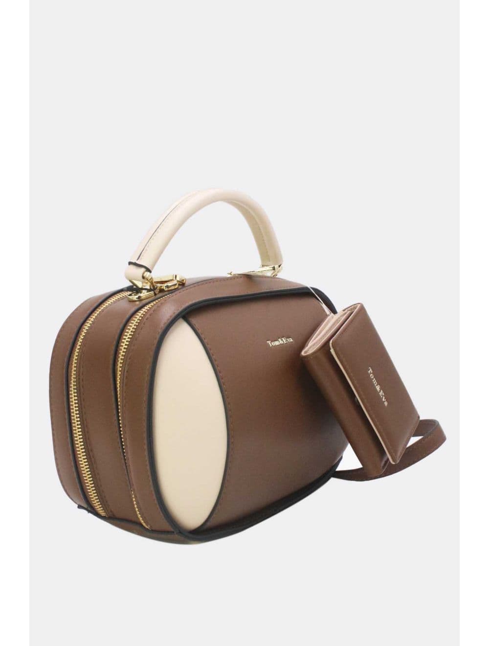 Sac à Main Avec Portefeuille-25B-6149-Brown — vue 2