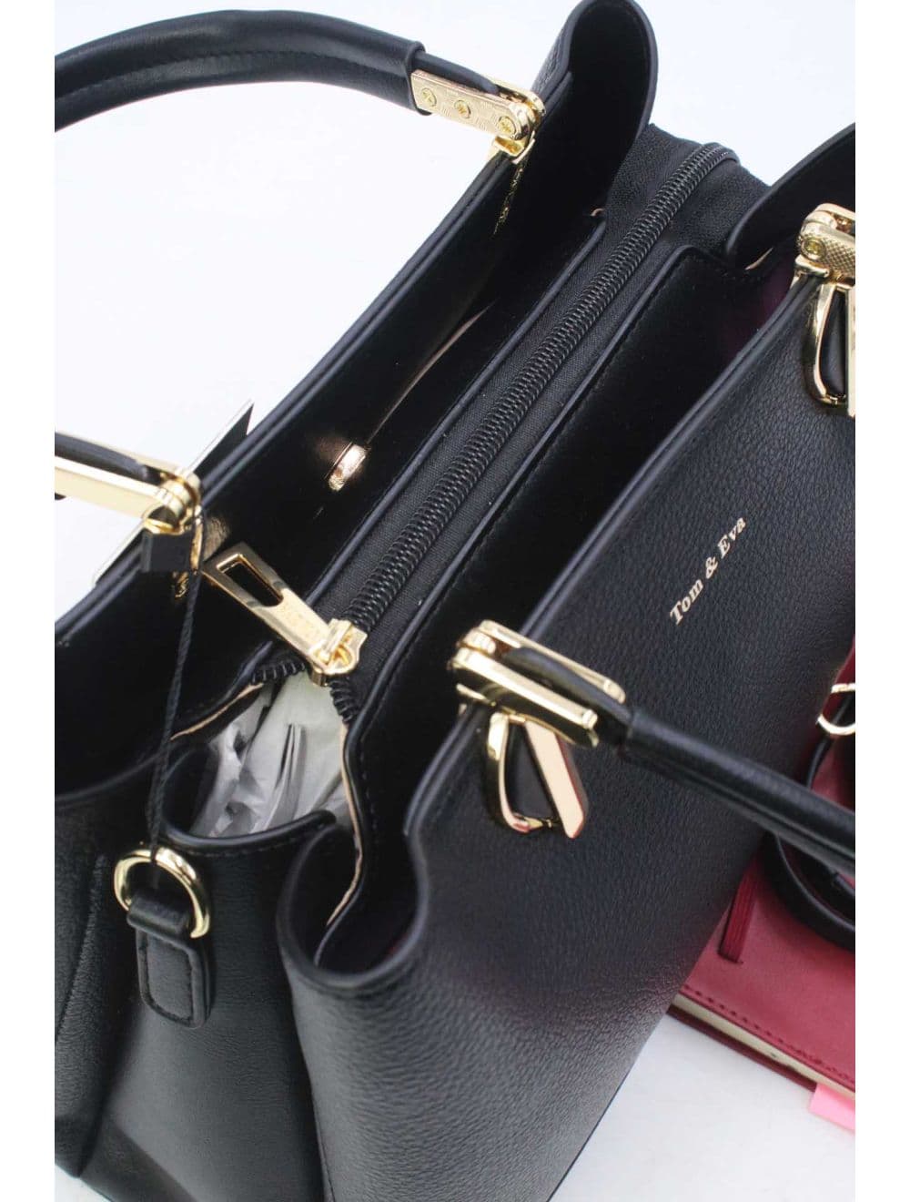 Medium Sac Business Femme Chic 25B-6157-Noir
