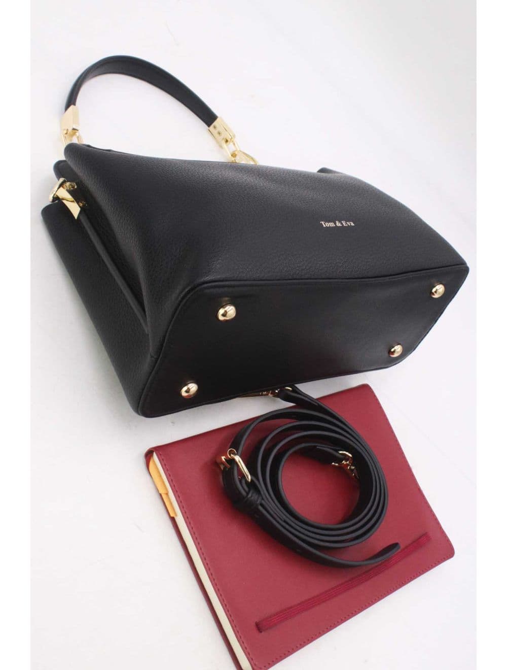 Medium Sac à Main Biface Femme 25B-6183-Noir — vue 4
