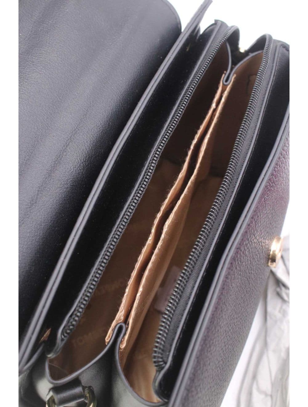 Medium Sac à Main à Rabat 25B-6188-Noir — vue 5