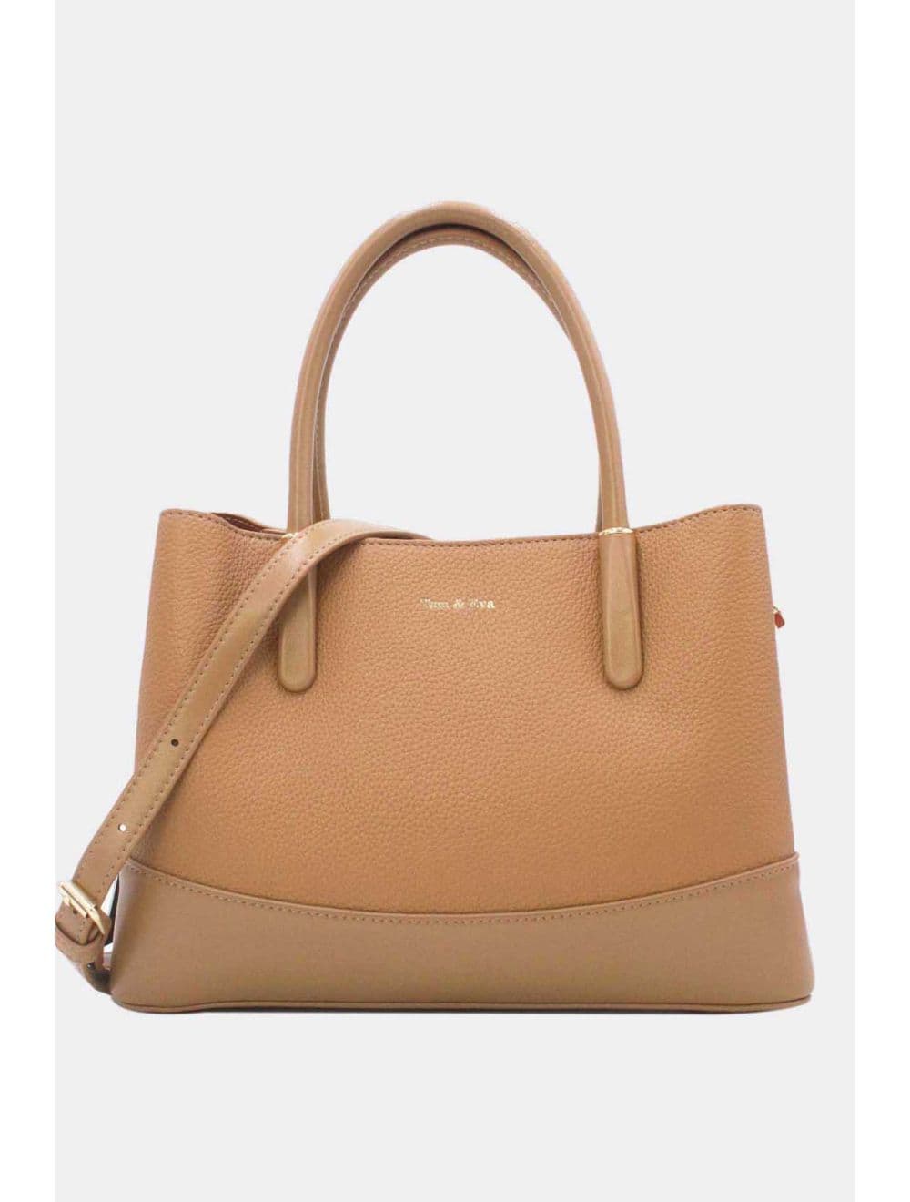 Medium Sac à Main Effet Cuir Grainé 25B-6194-Kaki