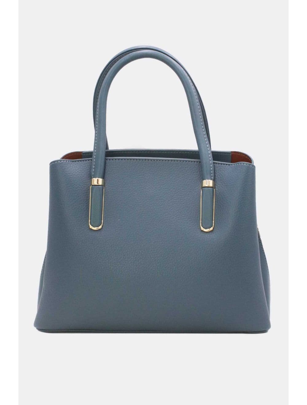 Medium Sac à Main Chic Grainé 25B-6156-Bleu — vue 3