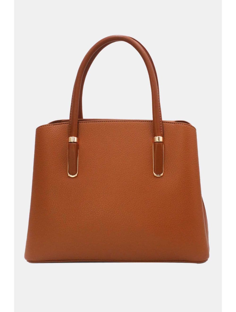 Medium Sac à Main Chic Grainé 25B-6156-Marron — vue 4