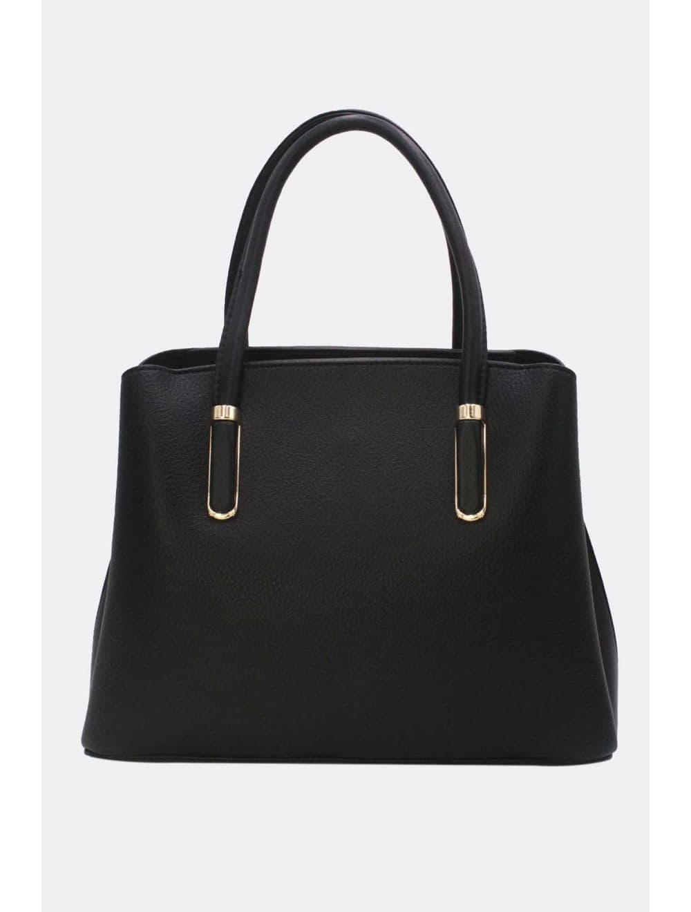 Medium Sac à Main Chic Grainé 25B-6156-Noir — vue 4