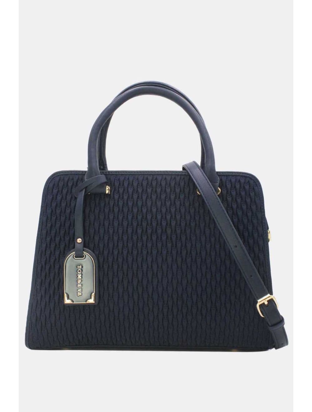 Sac à Main Tissu Avec Pendentif 25B-6192-Bleu