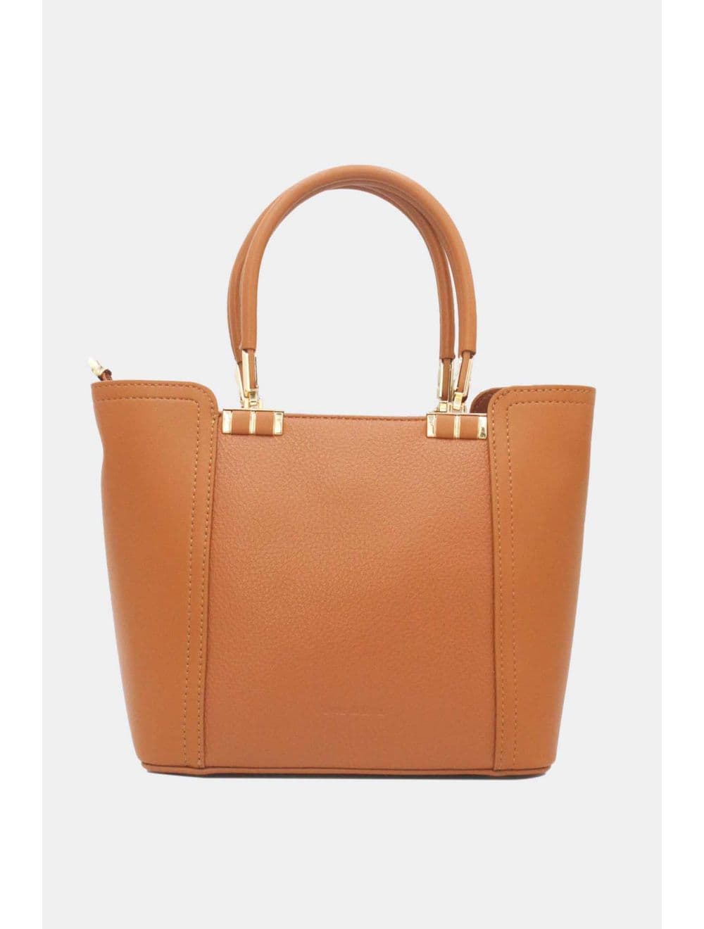 Medium Sac à Main Effet Cuir 25B-6198-Marron — vue 3