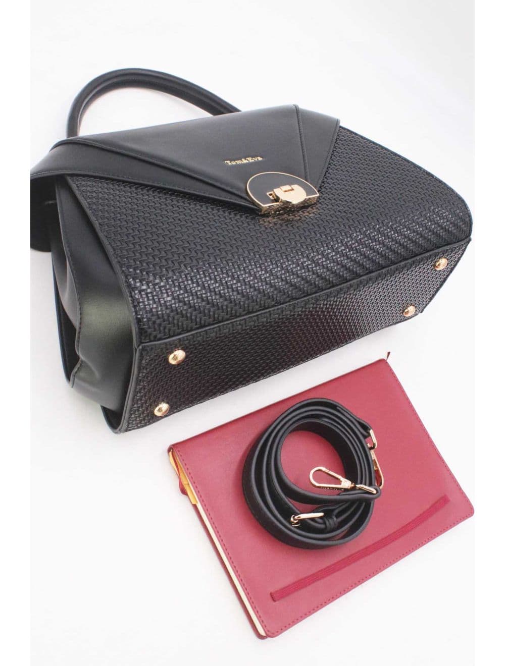Sac à Main En Forme de Costume RÉASSORT 24B-5919-Noir — vue 4