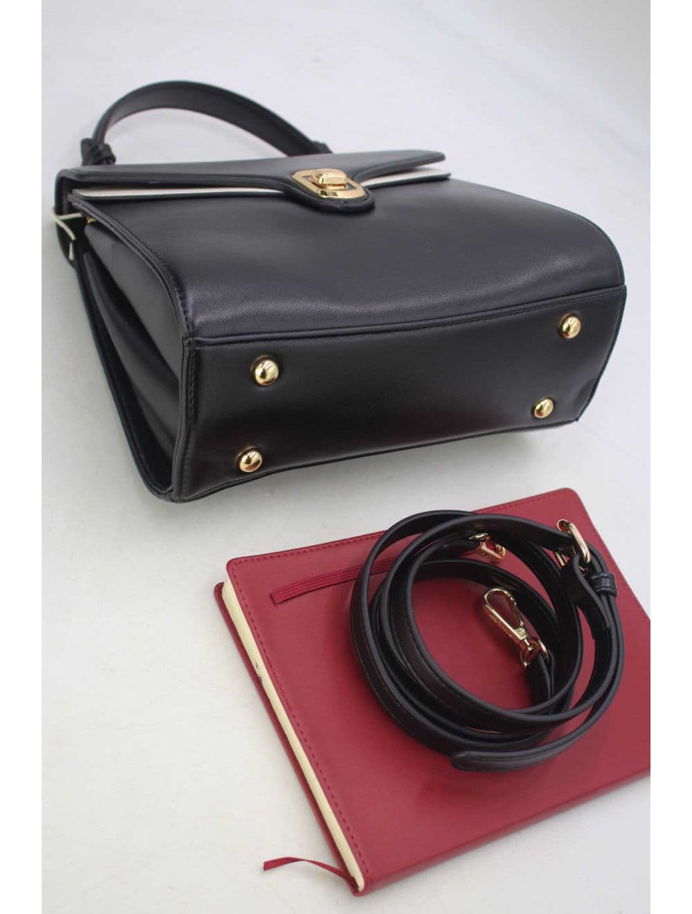 Sac à Main à Rabat Chic 24B-6072-Black/Black — vue 4