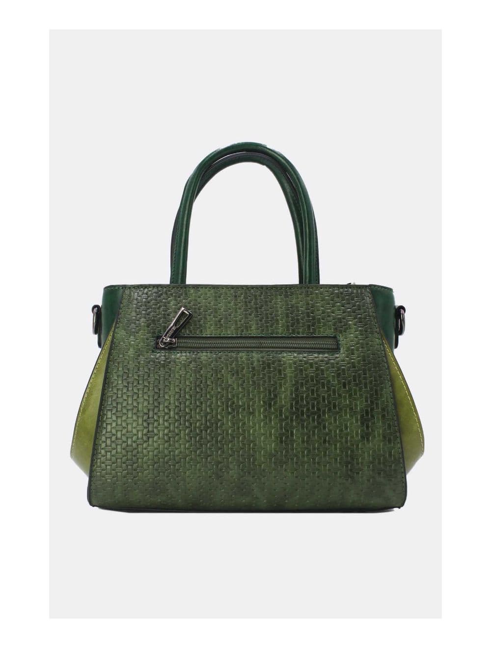 Sac à Main Effet Paille 24B-6117-Green/Green — vue 3