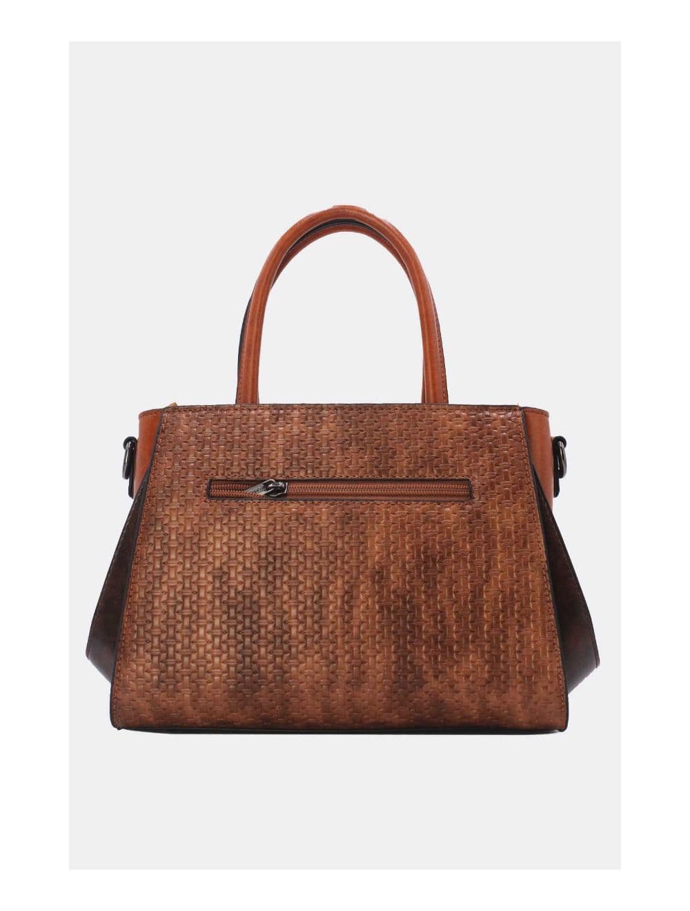 Sac à Main Effet Paille 24B-6117-Brown/Coffee — vue 3