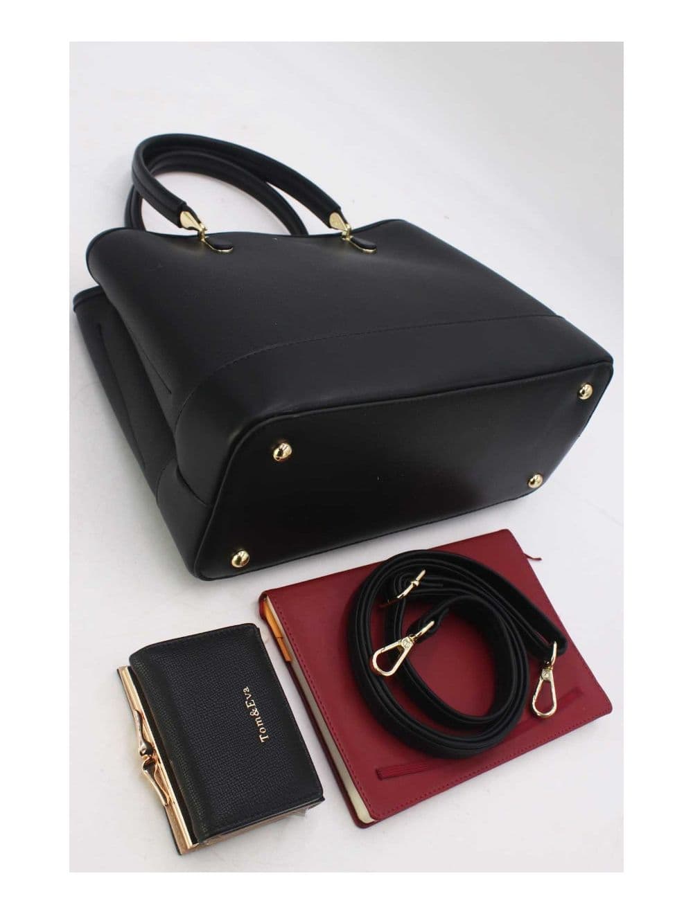 Sac à Main 2-in-1 Classique 24B-6123-Noir