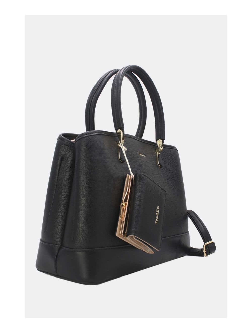 Sac à Main 2-in-1 Classique 24B-6123-Noir — vue 3
