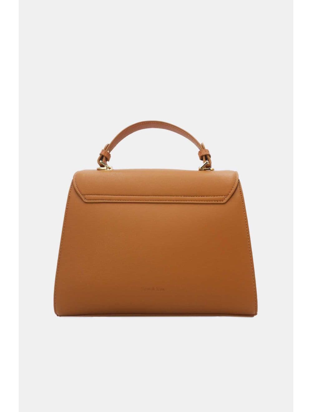 Sac à Main Avec Bordure Effet Serpent-24B-5887-Marron — vue 3