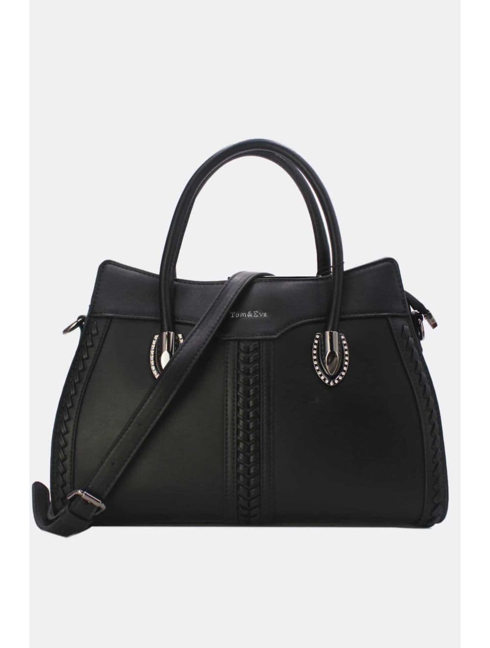 Sac à Main Femme Patchwork 24B-6092-Noir — vue 5