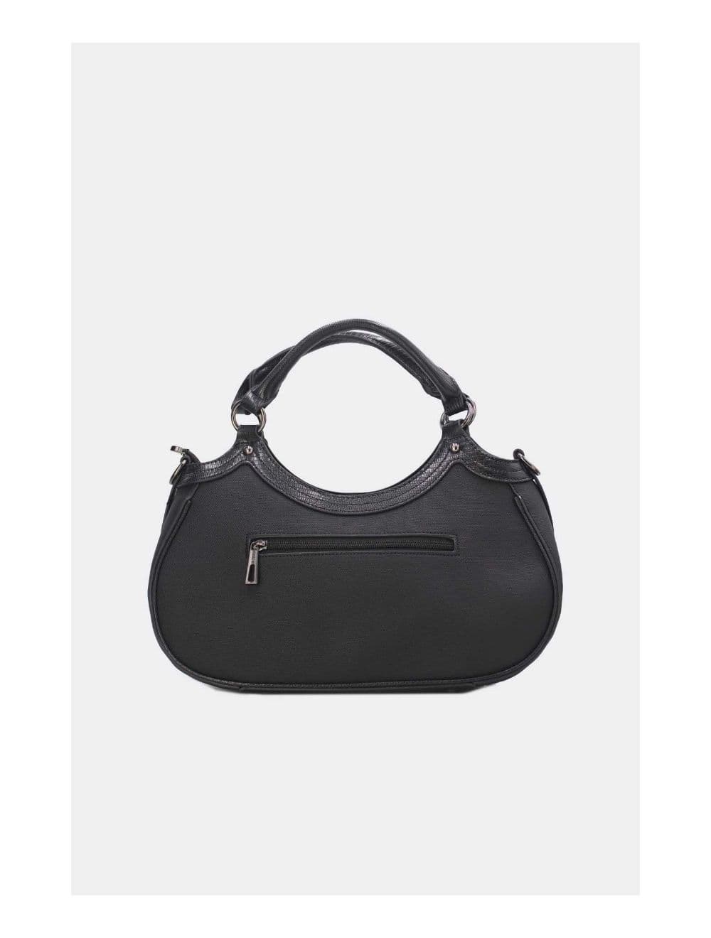 Sac à Main Femme Effet Tissu 24B-6058-Noir — vue 4