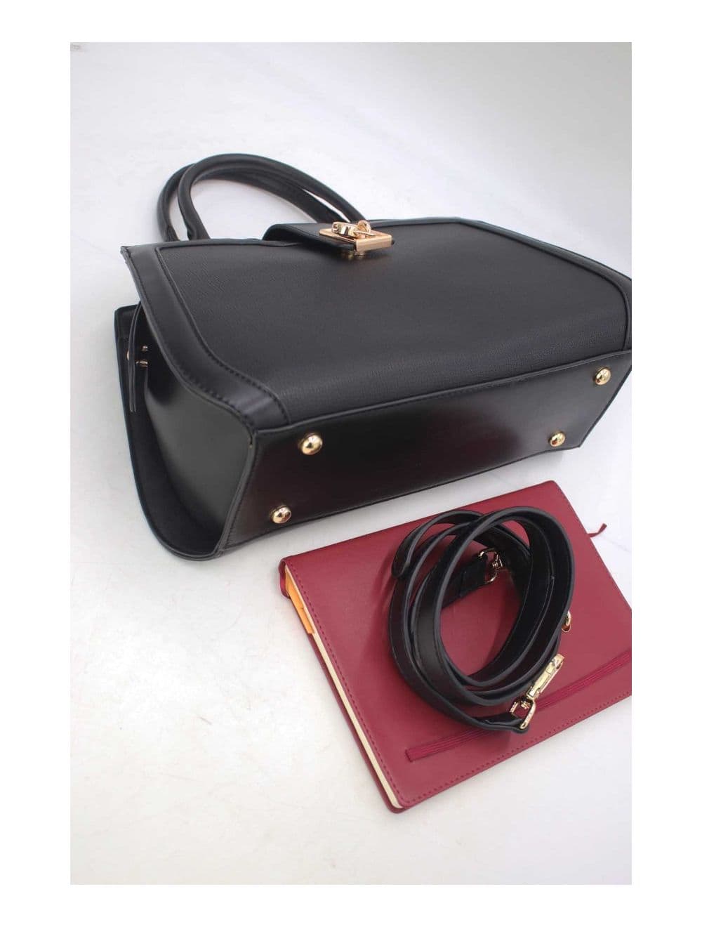 Sac à Main Vintage Femme 24B-5977L-Black/Black — vue 5
