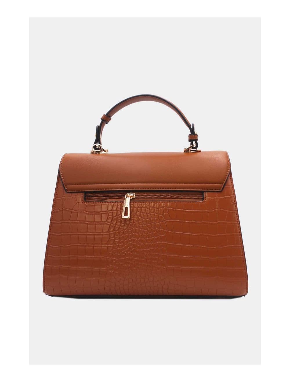 Sac à Main Chic Bicolores Réassort-24B-5864-Brown/Brown — vue 3