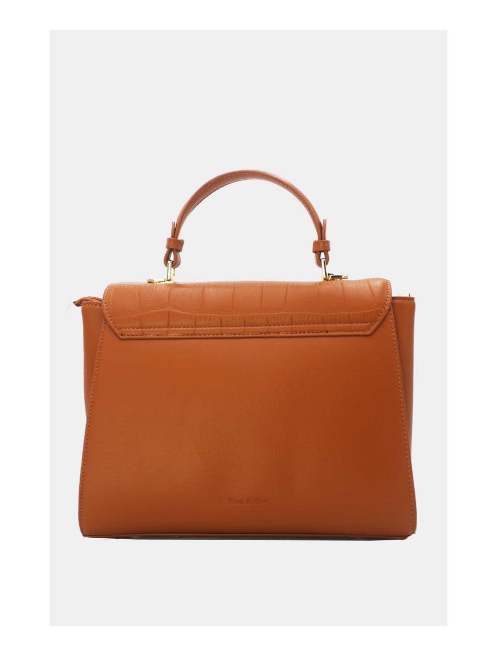 Sac à Main Classique Effet Croco 24B-5890-Marron — vue 4