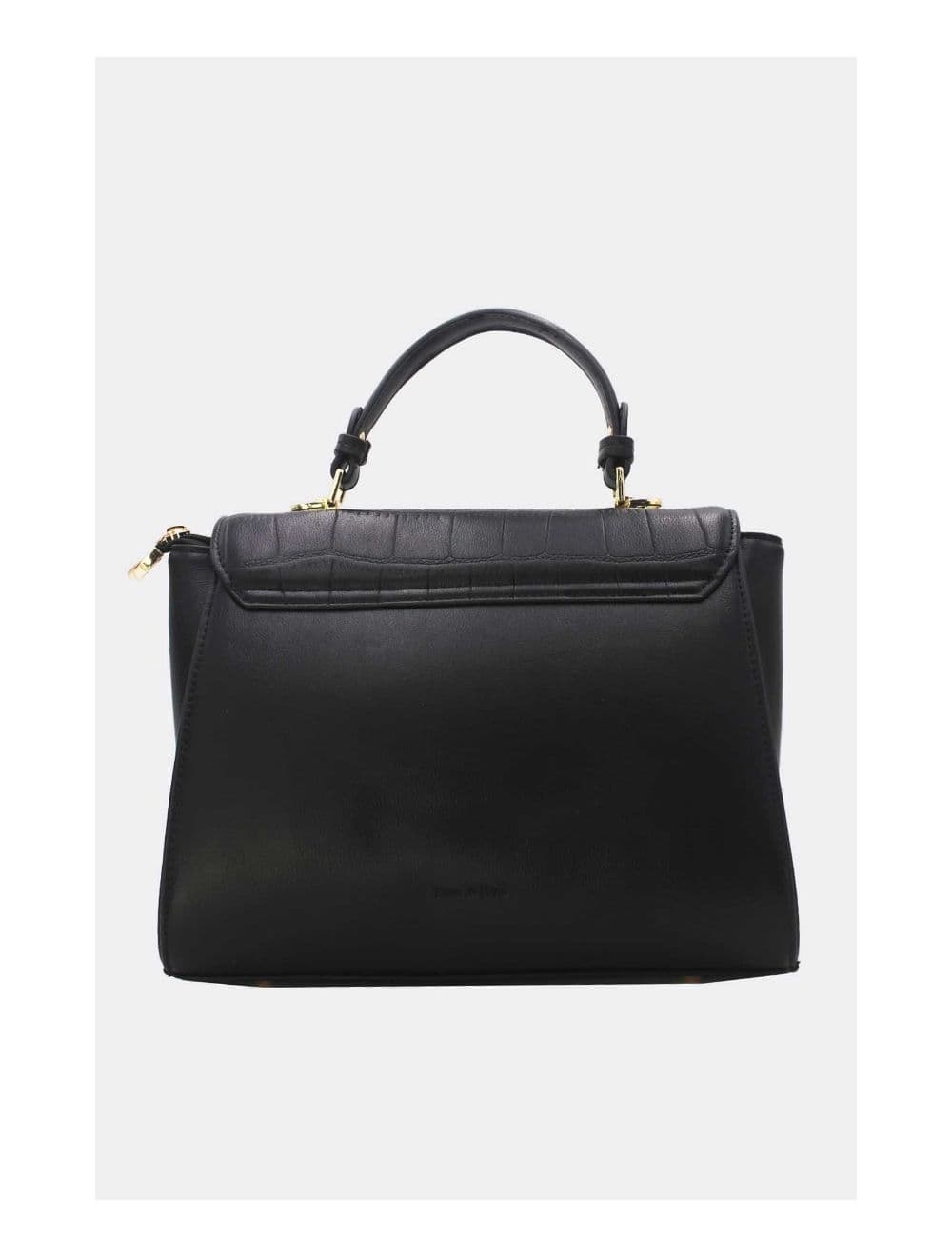 Sac à Main Classique Effet Croco 24B-5890-Noir — vue 4