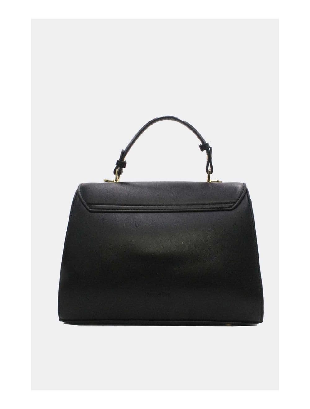 Sac à Main Avec Bordure Effet Serpent-24B-5887-Noir — vue 4