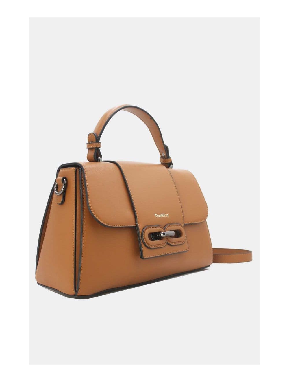 Sac à Main Femme Avec Languette 24B-5900-Marron — vue 3