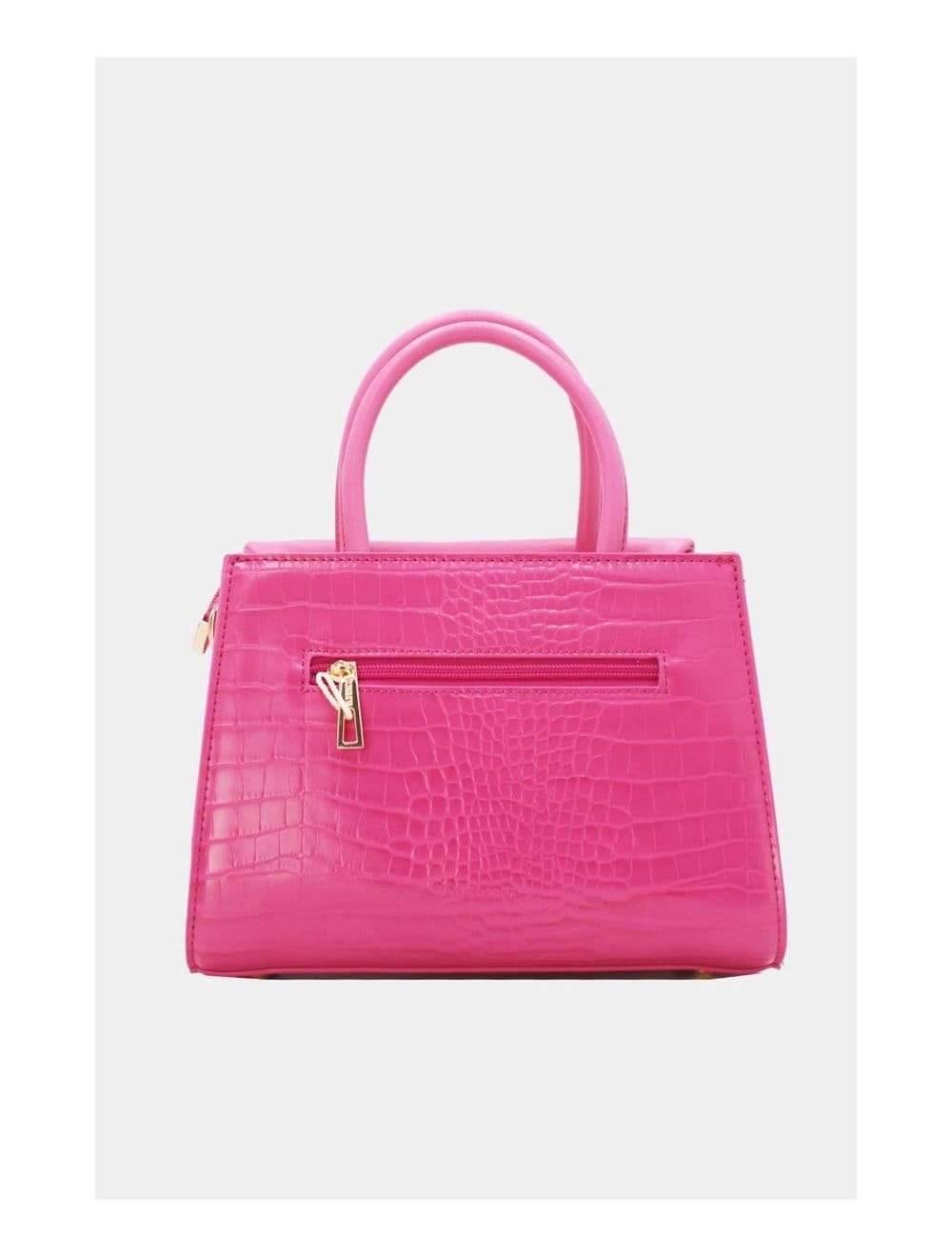 Sac à Main Croco Medium Chic et Vintage 23B-5839-Rose — vue 4
