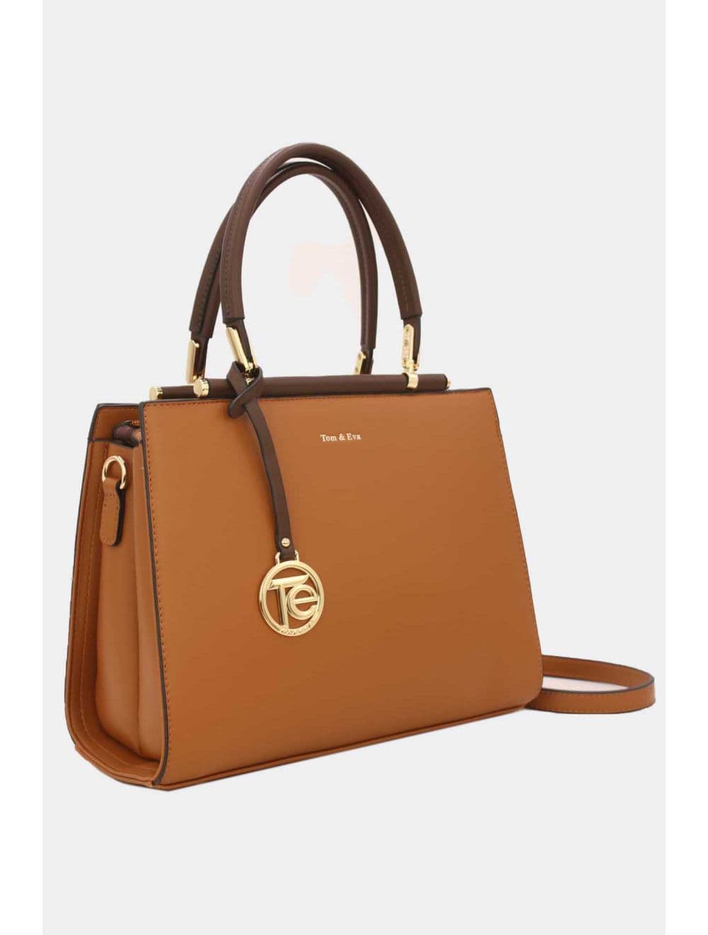 Sac à Main Avec Logo Métal 21B-5330-Brown/Coffee — vue 3