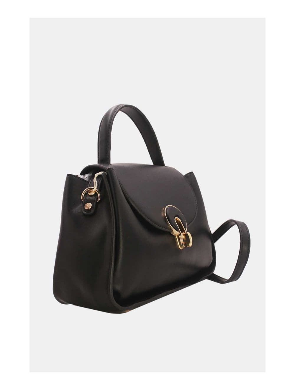Sac à Main Femme Vintage à Boucle Design Lune 6961-Noir — vue 3