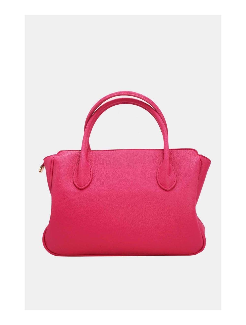 Sac à Main Effet Cuir Grainé 6956 -Rose — vue 4
