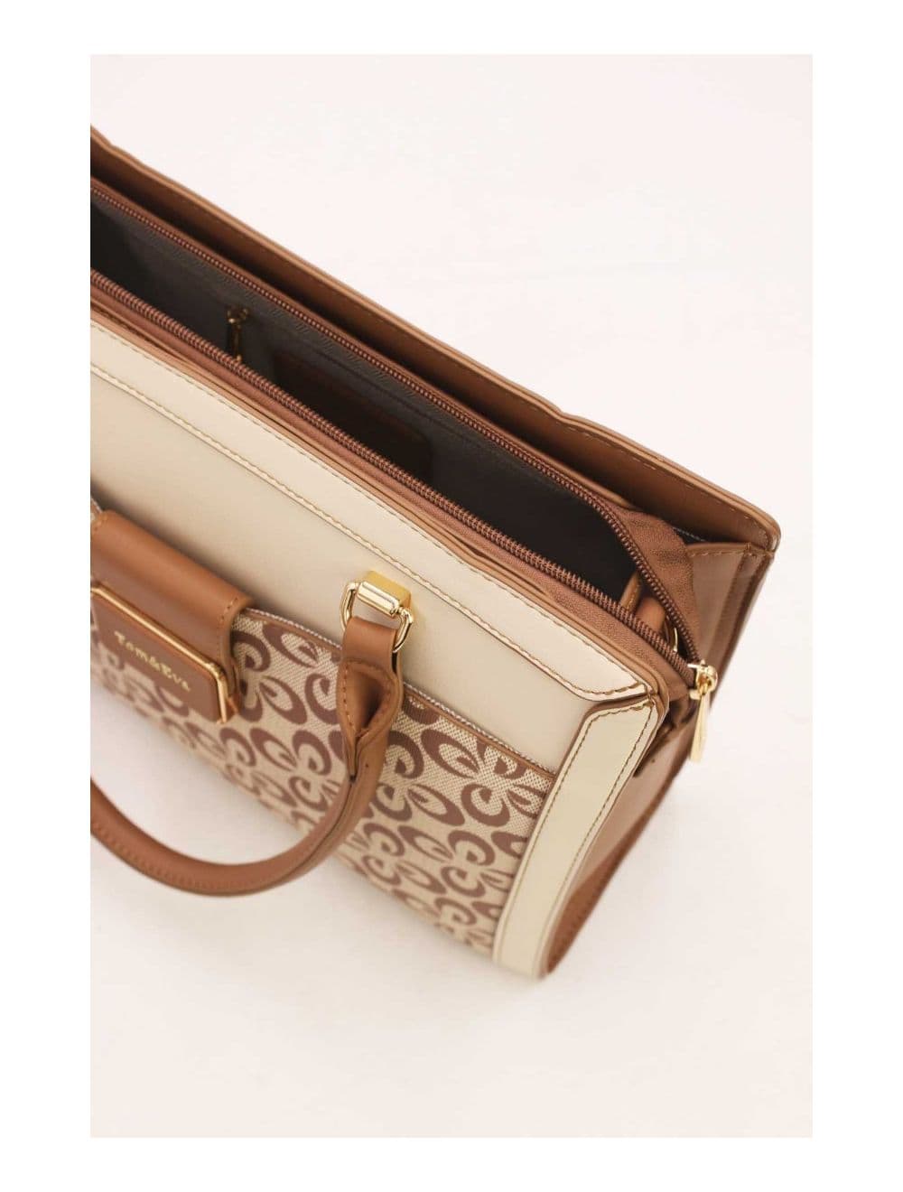Sac à Main Femme Vintage Motif Fleurs 23B-5740-Abricot