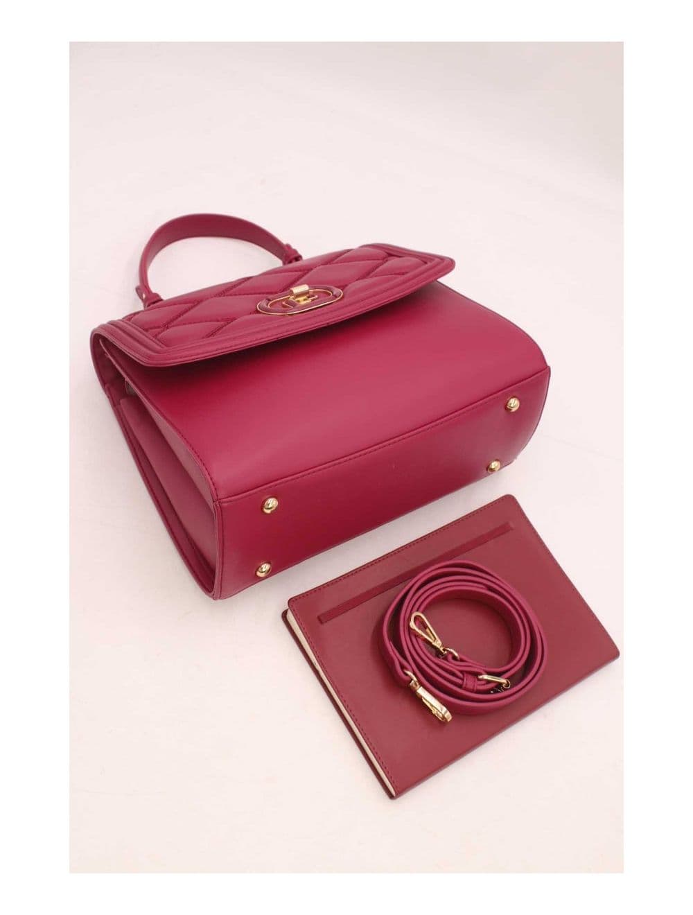 Sac à Rabat Matelassé Chic Femme 22B-5731-Rose